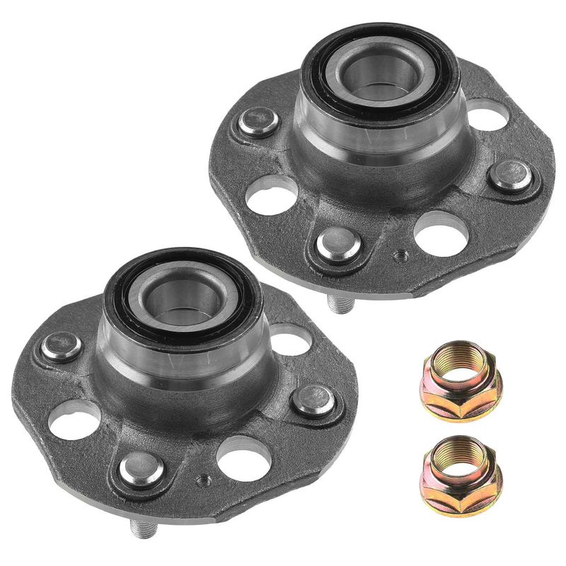 2x Rear Wheel Bearing & Hub Assembly for Honda Accord 1990-1997
