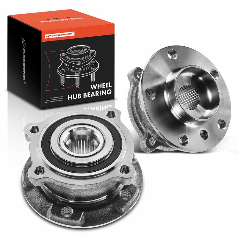 2x Front Wheel Bearing & Hub Assembly for BMW E70 E71 X5 X6 2007-2018 AWD