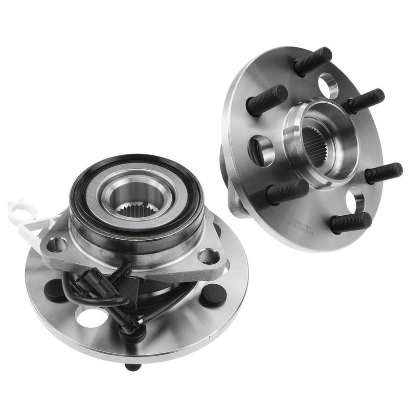 2x Front Wheel Bearing & Hub Assembly w/ ABS Sensor for Chevy GMC K1500 Suburban 95-99 4WD