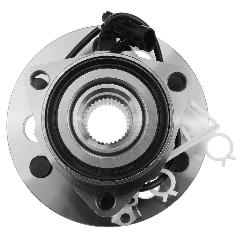 2x Front Wheel Bearing & Hub Assembly w/ ABS Sensor for Chevy GMC K1500 Suburban 95-99 4WD
