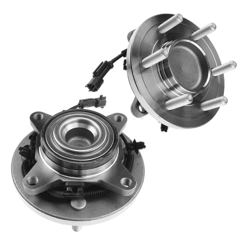 2x Front Wheel Bearing & Hub Assembly with ABS Sensor for Ford F-150 2015-2017 3.5L