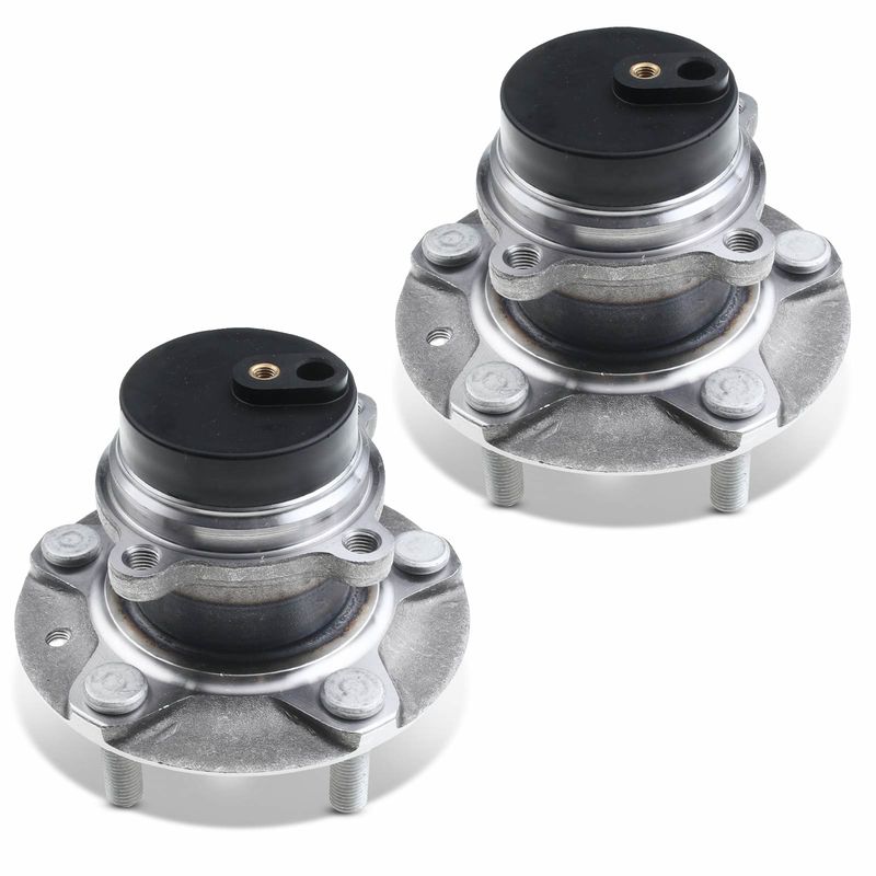 2x Front Wheel Bearing & Hub Assembly with ABS Sensor for Mazda MX-5 Miata 2006-15
