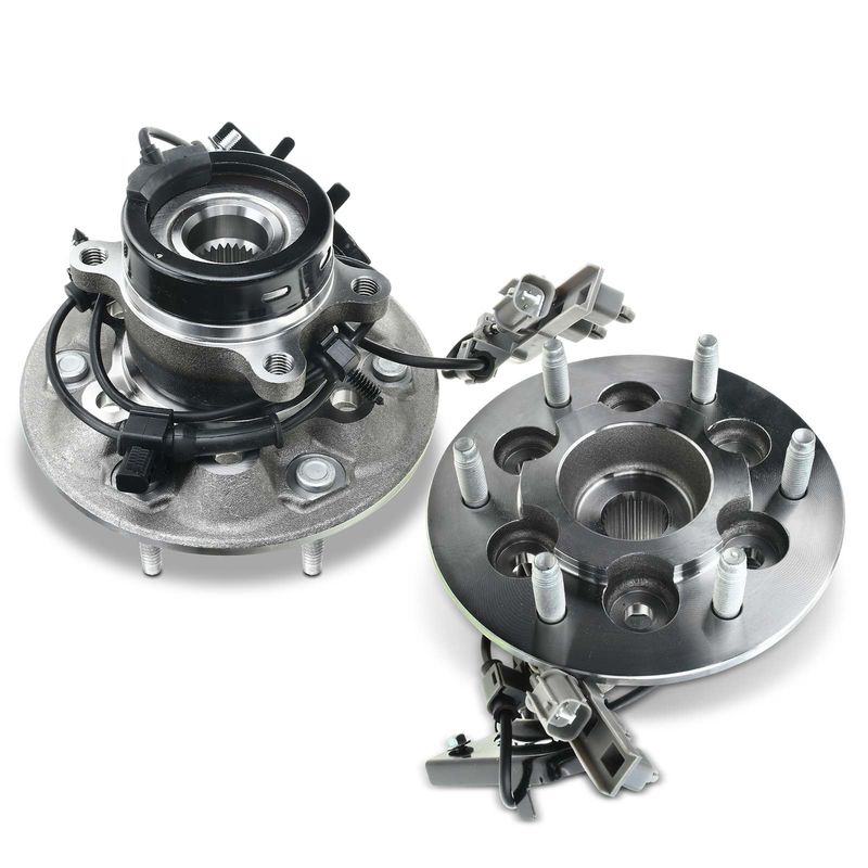 2x Front Wheel Bearing & Hub Assembly with ABS Sensor for Chevrolet Colorado Isuzu i-370