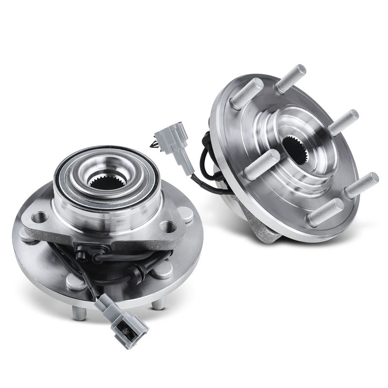 2x Front Wheel Bearing & Hub Assembly with ABS Sensor for Infiniti QX56 Nissan Armada Titan
