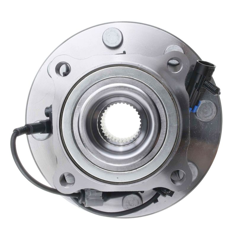2x Front Wheel Bearing & Hub Assembly with ABS Sensor for Chevy Silverado 2500 HD Hummer H2