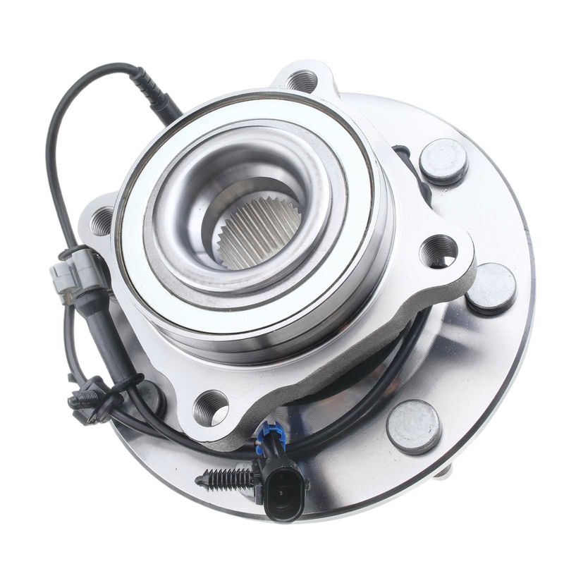 2x Front Wheel Bearing & Hub Assembly with ABS Sensor for Chevy Silverado 2500 HD Hummer H2