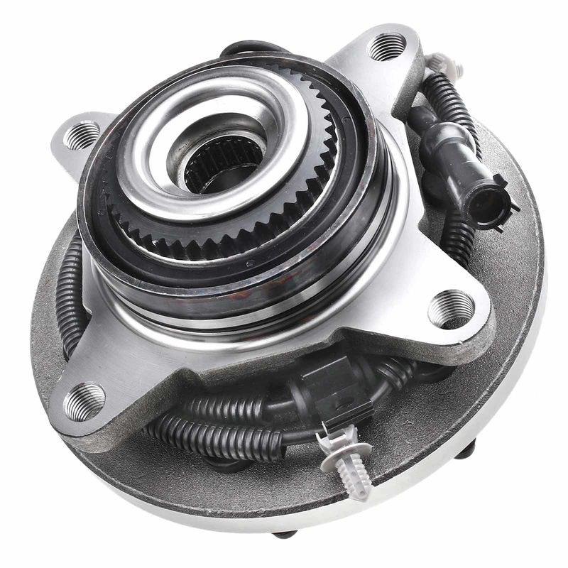 2x Front Wheel Bearing & Hub Assembly with ABS Sensor for Ford F-150 2009-2010 4WD