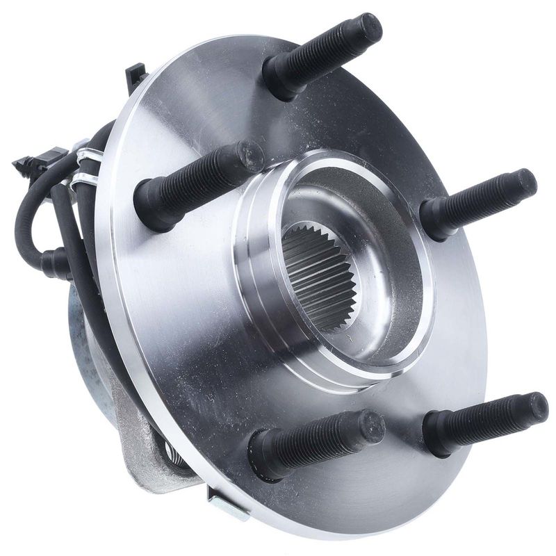 2x Front Wheel Bearing & Hub Assembly with ABS Sensor for Dodge Ram 1500 97-99 Pickup 4WD