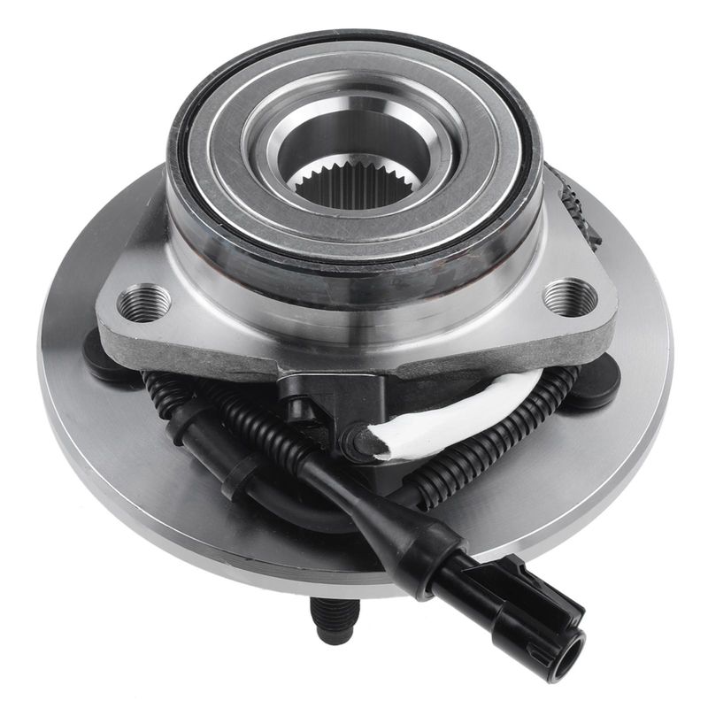Front Left or Right Wheel Bearing & Hub Assembly with ABS Sensor for Ford F-150 00-04 4WD