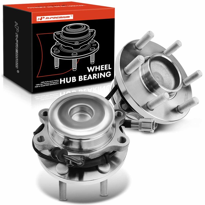 2x Front Wheel Bearing & Hub Assembly with ABS for Nissan Pathfinder Frontier Xterra