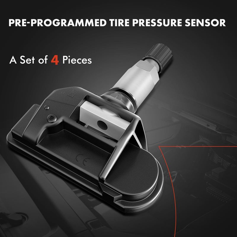 4x Tire Pressure Monitoring Sensor TPMS 433 MHz for Ram ProMaster 1500 2014-2021