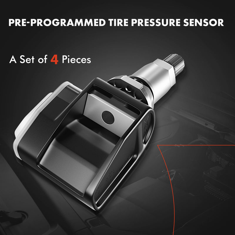 4x Tire Pressure Monitoring Sensor TPMS 433 MHz for BMW 530e Mercedes-Benz E300