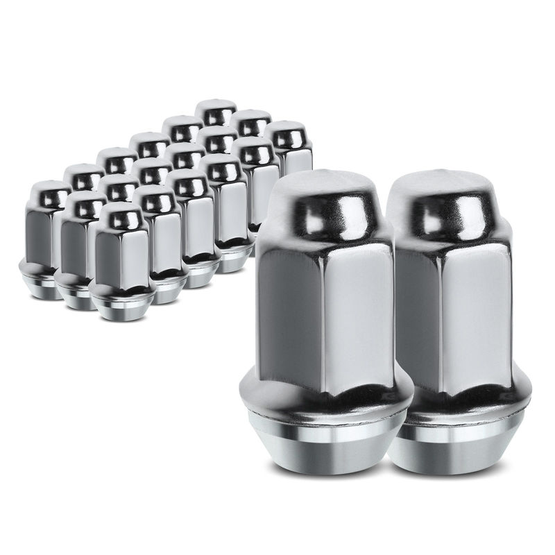 20x Front & Rear Wheel Lug Nut for Ford Explorer 91-19 Dodge Challenger Lincoln