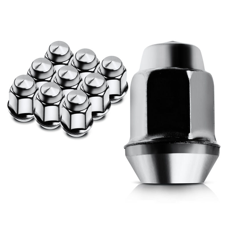10x Front or Rear M12-1.5 Wheel Lug Nut for Chevy Impala GMC Buick Isuzu