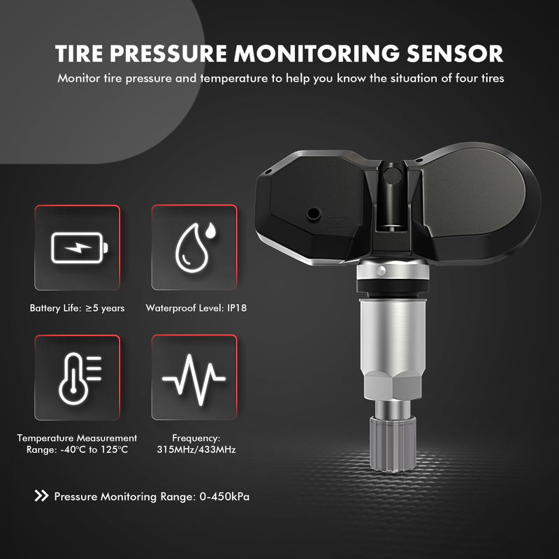 4x Tire Pressure Monitoring Sensor TPMS 315 MHz for Audi A6 A8 S8 Mercedes-Benz