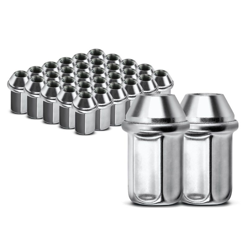 32x Front & Rear M14-1.5 Wheel Lug Nut for Chevy Blazer Silverado GMC Sierra