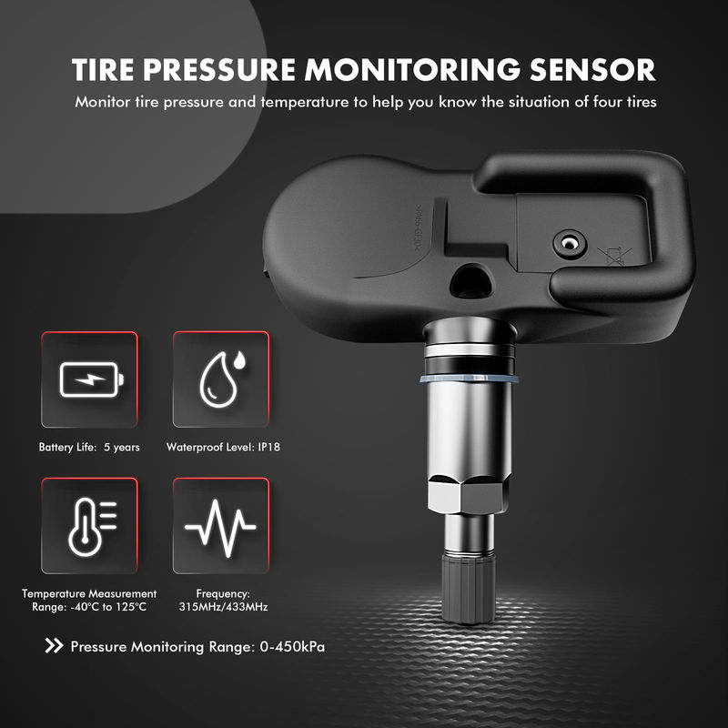 Tire Pressure Monitoring Sensor TPMS 315 MHz for Lexus GS300 Toyota RAV4 Tacoma