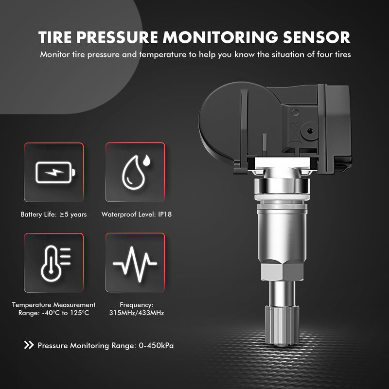 Tire Pressure Monitoring Sensor TPMS 315 MHz for Jaguar F-Type Land Rover LR2