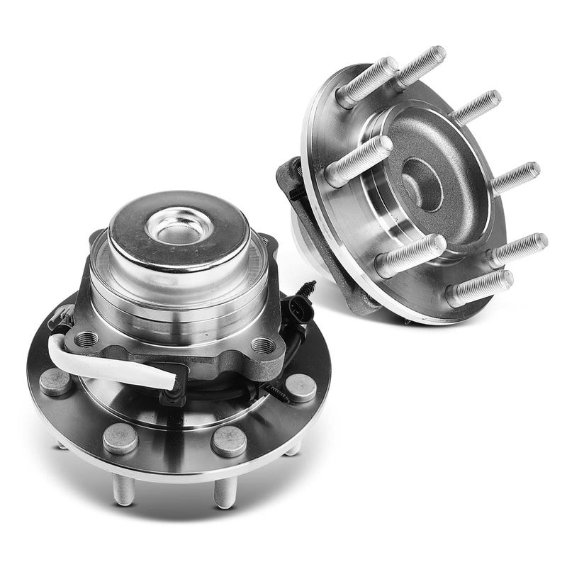 2x Front Wheel Bearing & Hub Assembly with ABS for Chevy Express 3500 03-17 GMC Savana 3500