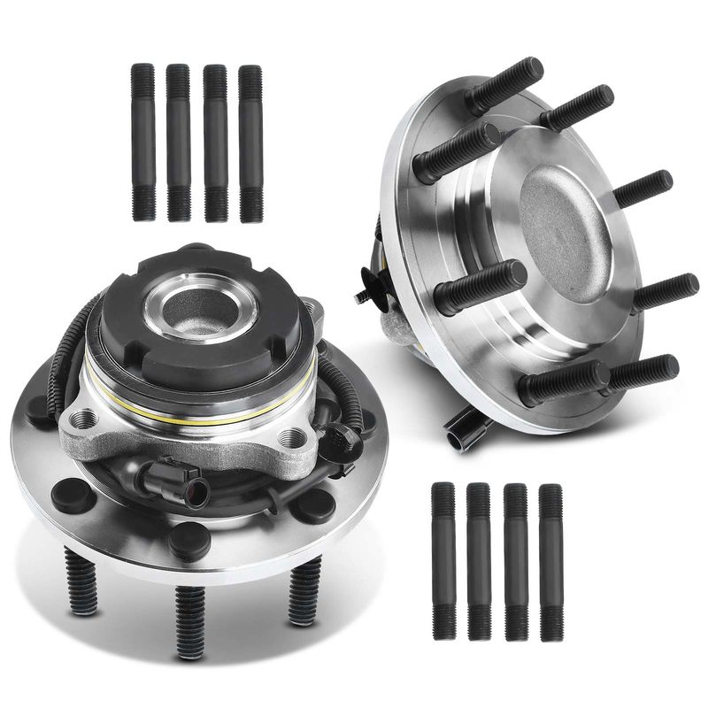 2x Front Wheel Bearing & Hub Assembly with ABS for Ford F-250 F-350 F-450 F-550 99-04