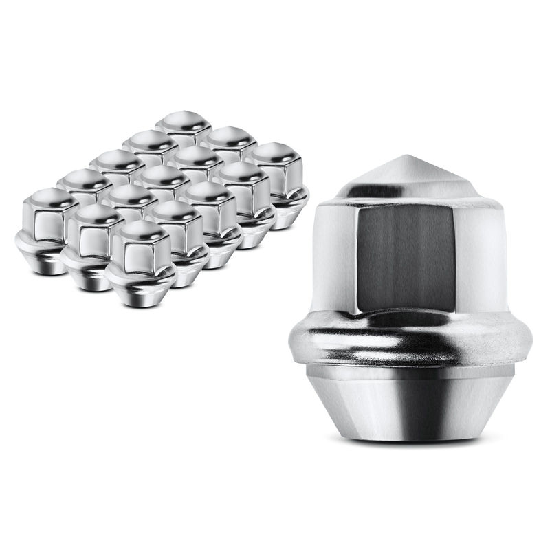 16x Front & Rear M12-1.5 Wheel Lug Nut for Ford Ranger Ecosport Fusion Lincoln