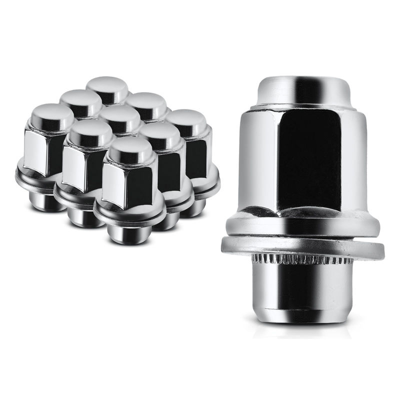 10x Front or Rear M12-1.5 Wheel Lug Nut for Toyota Corolla 1987-2021 Camry
