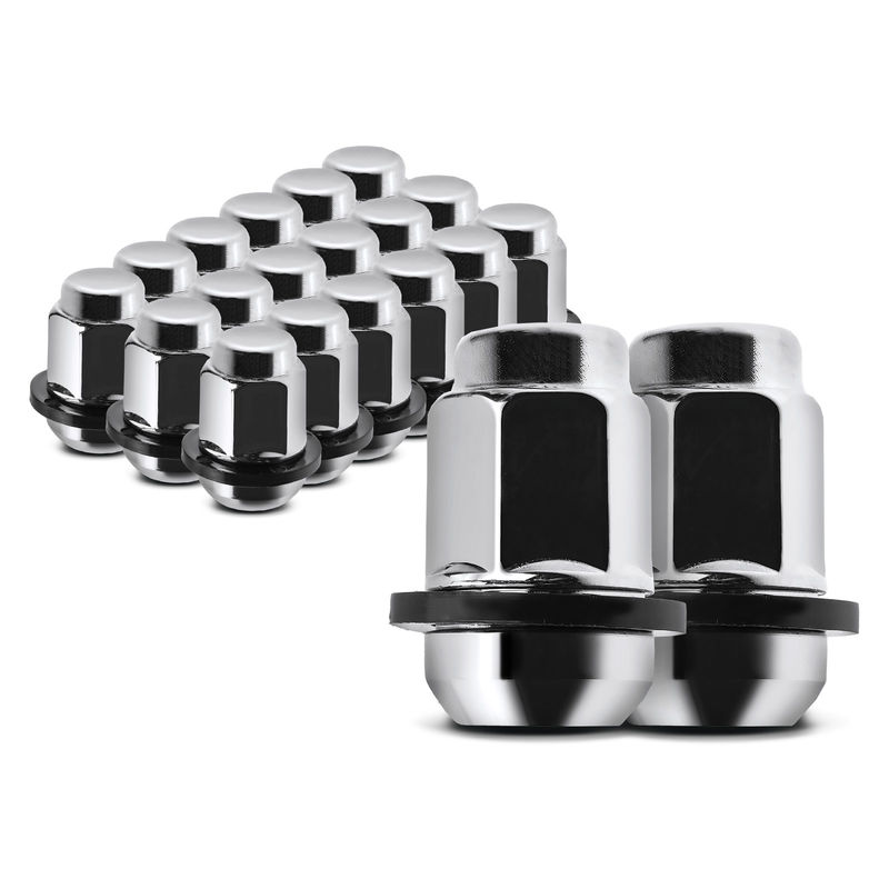 20x Front & Rear M12-1.5 Wheel Lug Nut for Honda Civic CR-V Accord Acura CL TL