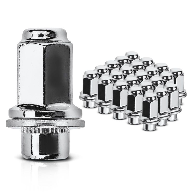 24x Front & Rear M12-1.5 Wheel Lug Nut for Toyota 4Runner RAV4 Lexus RX400h