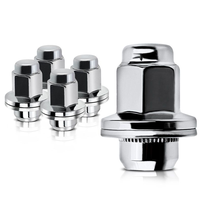5x Front or Rear M14-1.5 Wheel Lug Nut for Toyota Land Cruiser Sequoia 1998-2021