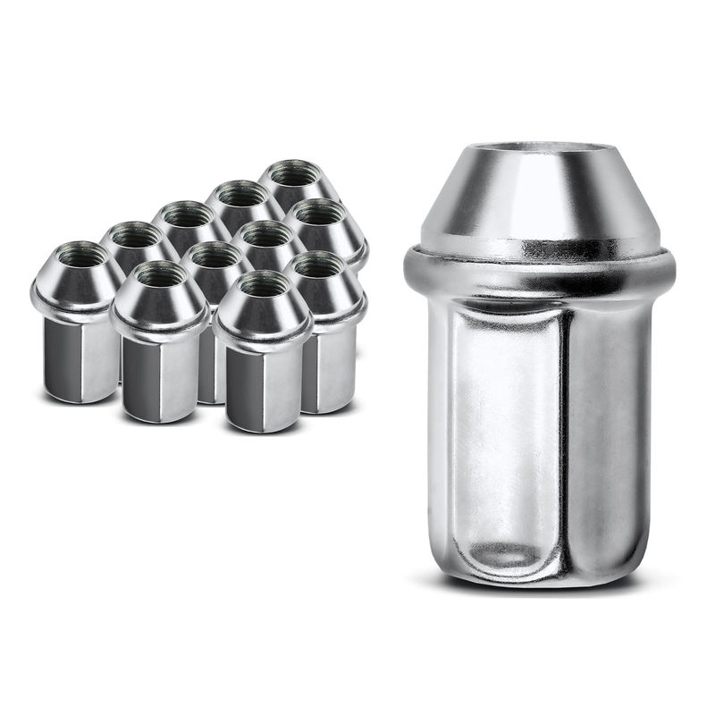 12x Front or Rear M14-1.5 Wheel Lug Nut for Chevy Silverado GMC Sierra