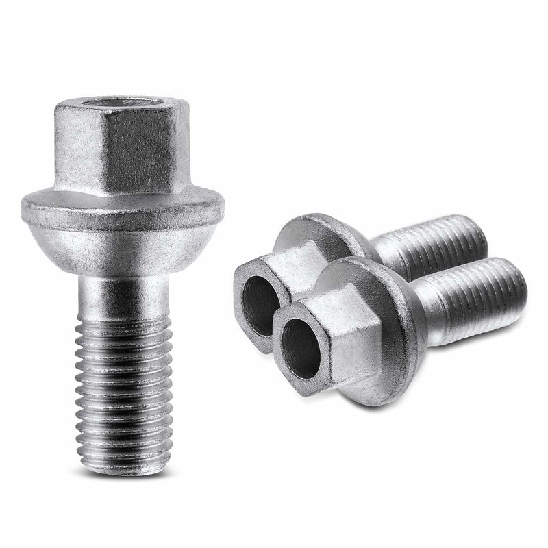 3x Front or Rear M12-1.50 Wheel Lug Stud for Smart Fortwo W451 2008-2016