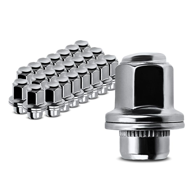 24x Front & Rear M14-1.5 Wheel Lug Nut for Infiniti QX80 15-22 Nissan Armada