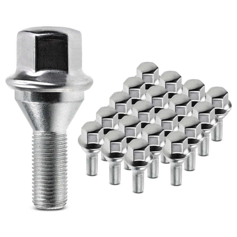 20x Front & Rear M12-1.25 Wheel Lug Stud for Jeep Cherokee 14-21 Chrysler Dodge