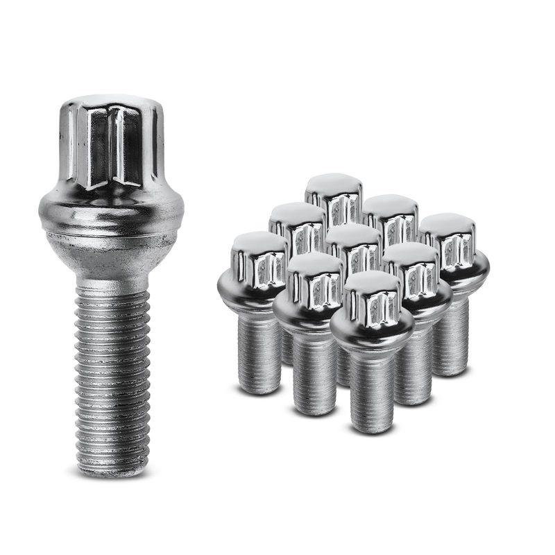 10x Front or Rear M14-1.50 Wheel Lug Stud for Mercedes-Benz C180 E280 S350 S550