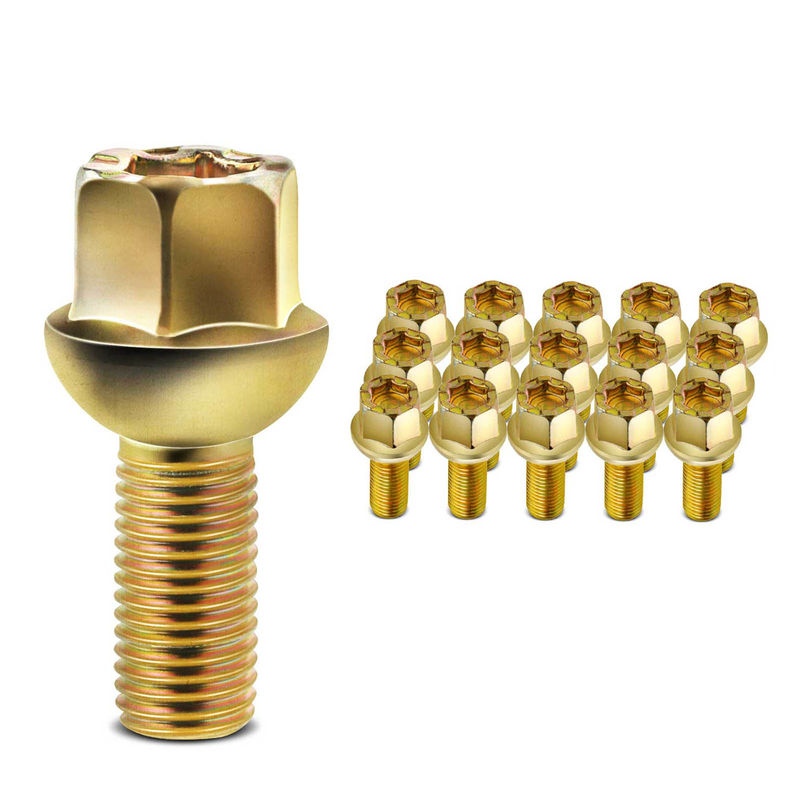 16x Front & Rear M12-1.50 Wheel Lug Stud for Audi 4000 Volkswagen Golf Cabrio