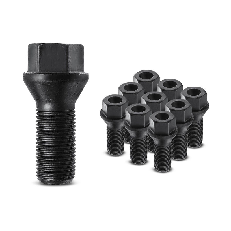 10x Front or Rear M14-1.25 Wheel Lug Stud for BMW X3 330i 840i 530i Mini Cooper