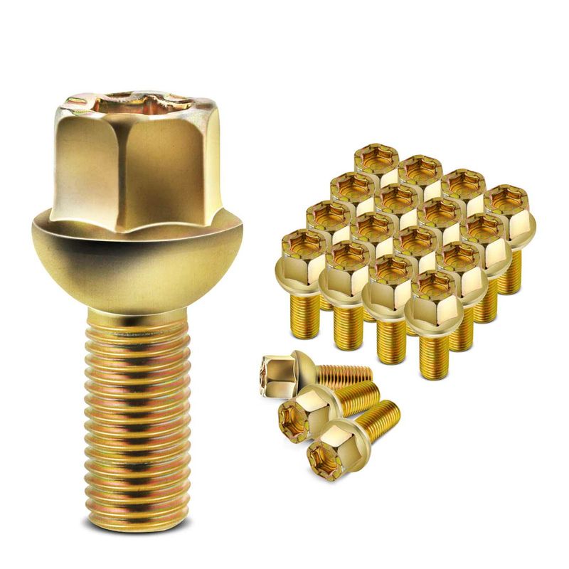 20x Front & Rear M12-1.50 Wheel Lug Stud for Volkswagen Golf Jetta Passat Audi