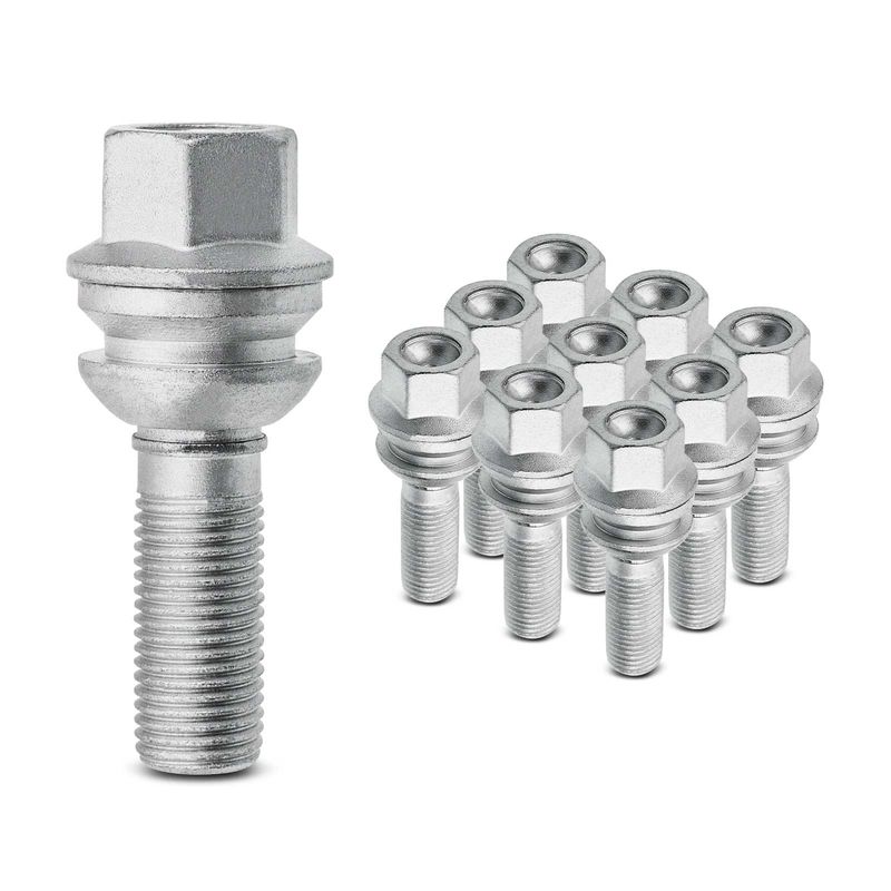 10x Front or Rear M14-1.50 Wheel Lug Stud for Volkswagen Touareg 04-14 Porsche