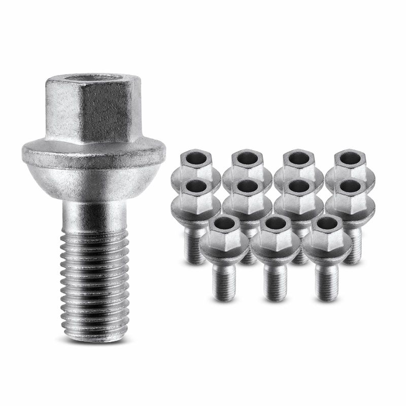 12x Front & Rear M12-1.50 Wheel Lug Stud for Smart Fortwo W451 2008-2016