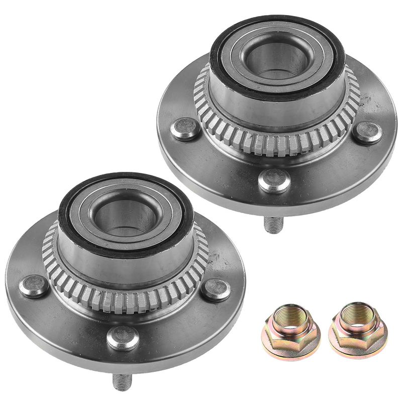 2x Rear Wheel Bearing & Hub Assembly for Hyundai Santa Fe 2001-2006 FWD