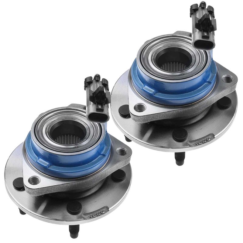 2x Front Wheel Bearing & Hub Assembly with ABS Sensor for Cadillac STS 2005-2009