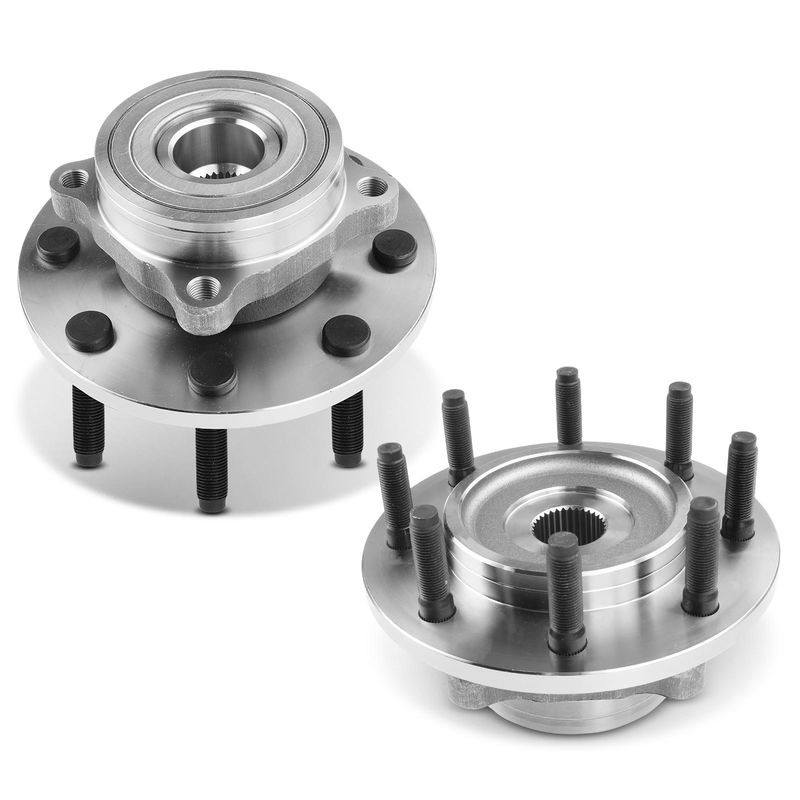 2x Front Wheel Bearing & Hub Assembly for Dodge Ram 2500 2000-2001 4WD