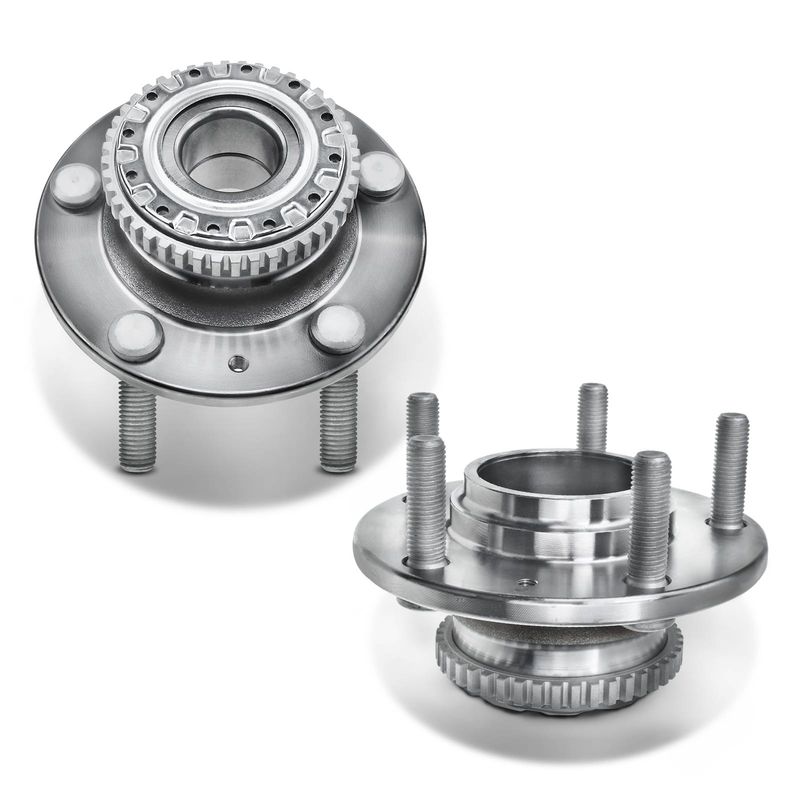 2x Rear Wheel Bearing & Hub Assembly for Hyundai Tiburon 03-08 L4 2.0L V6 2.7L