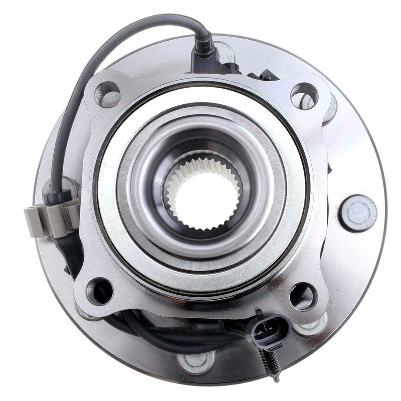 2x Front Wheel Bearing & Hub Assembly with ABS Sensor for Chevy Silverado 1500 GMC 4WD