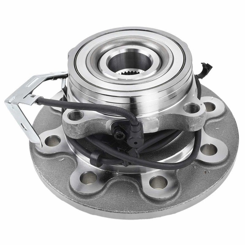 Front Driver Wheel Bearing & Hub Assembly with ABS Sensor for Dodge Ram 2500 1998-1999 4WD