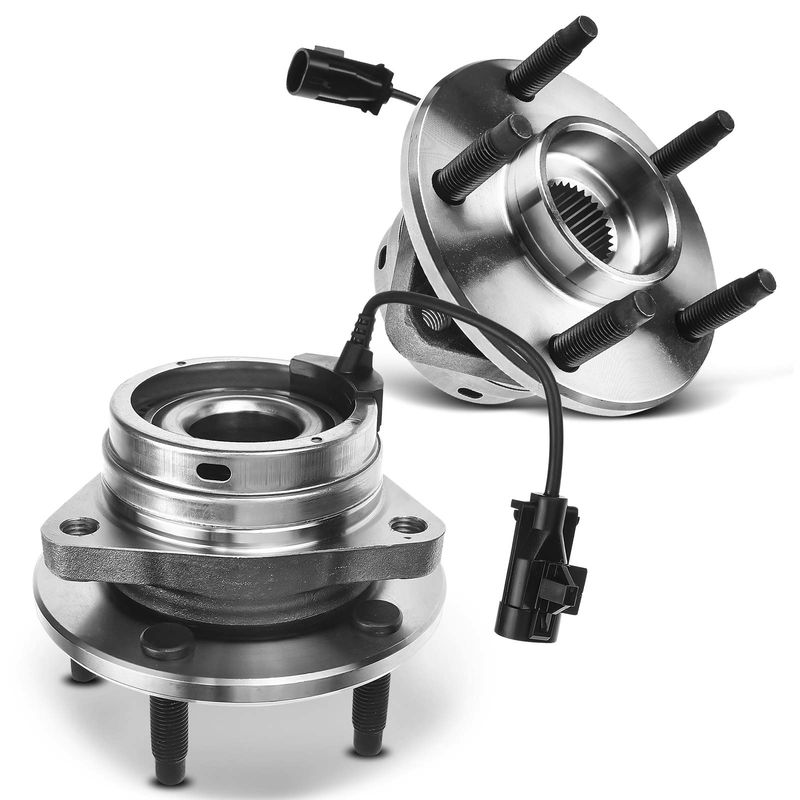 2x Front Wheel Bearing & Hub Assembly with ABS Sensor for Chevy Cobalt Malibu HHR Pontiac