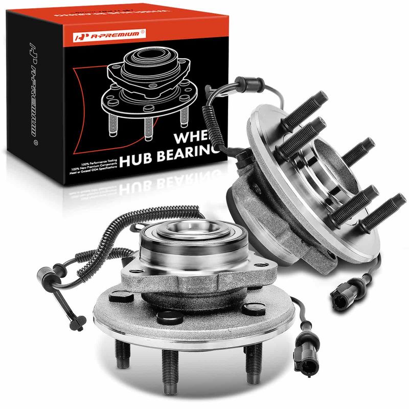 2x Front Wheel Bearing & Hub Assembly with ABS Sensor for Ford Explorer Mercury 06-10