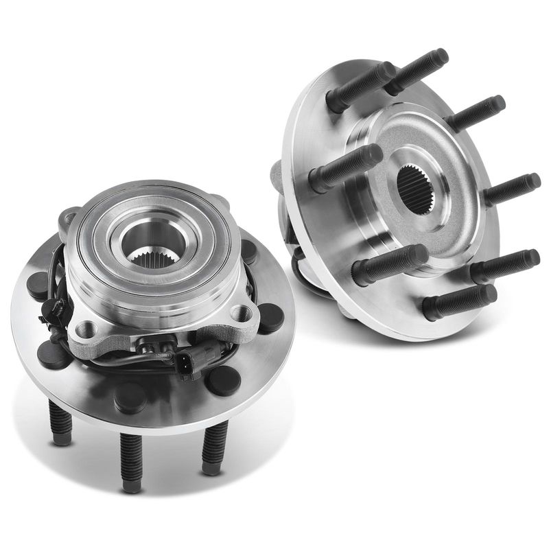 2x Front Wheel Bearing & Hub Assembly with ABS Sensor for Dodge Ram 1500 2500 Pickup 06-08