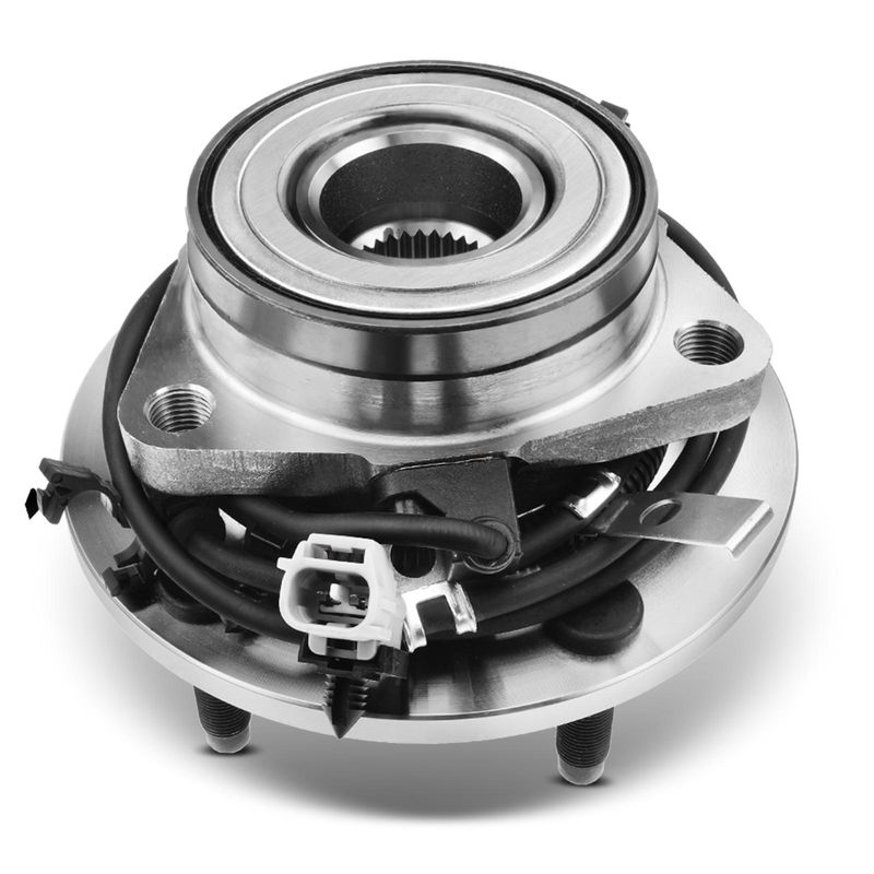 Front Driver Wheel Bearing & Hub Assembly with ABS Sensor for Dodge Ram 1500 1997-1999 4WD