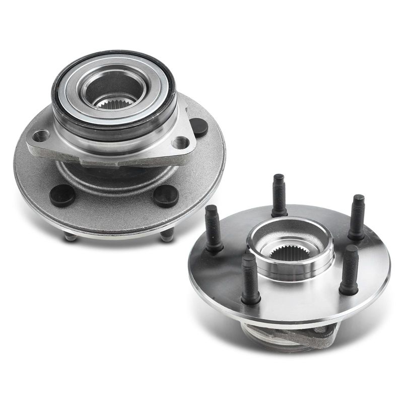 2x Front Wheel Bearing & Hub Assembly for Dodge Ram 1500 2000-2001 OHV 4WD